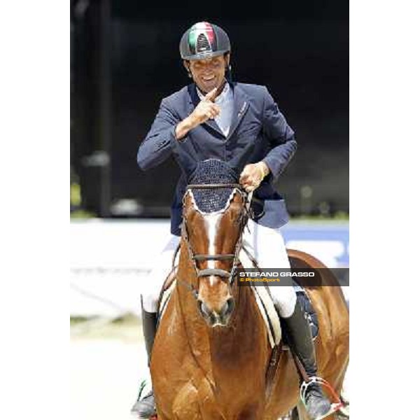 Luca Maria Moneta and Neptune Brecourt Gran Premio Città di Roma Loro Piana Roma - Villa Borghese - 80° Csio Piazza di Siena,27th may 2012 ph.Stefano Grasso