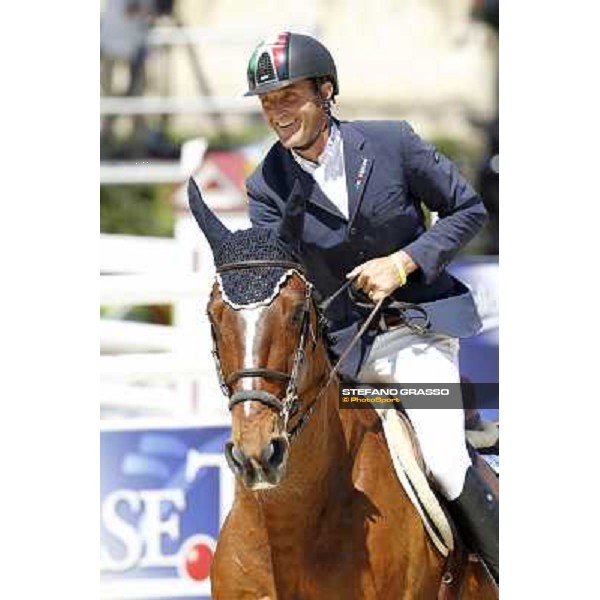 Luca Maria Moneta and Neptune Brecourt Gran Premio Città di Roma Loro Piana Roma - Villa Borghese - 80° Csio Piazza di Siena,27th may 2012 ph.Stefano Grasso
