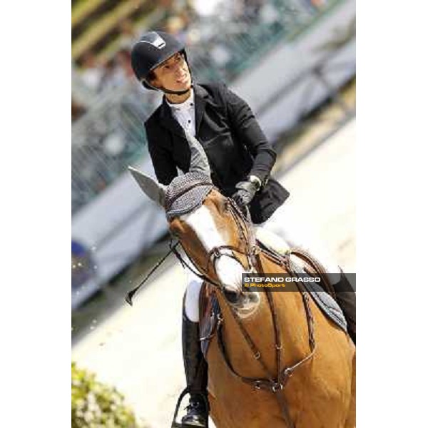 Janika Sprunger and Palloubet D\'Halong Gran Premio Città di Roma Loro Piana Roma - Villa Borghese - 80° Csio Piazza di Siena,27th may 2012 ph.Stefano Grasso