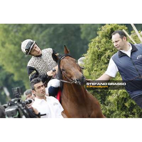 Gregorio Arena on Frankenstein Gran Premio di Milano - Trofeo Snai Milano - San Siro galopp racecourse,10th june 2012 ph.Stefano Grasso