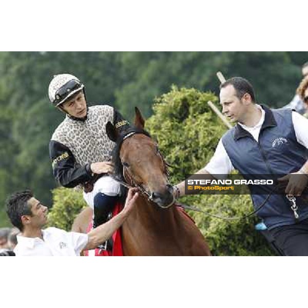 Gregorio Arena on Frankenstein Gran Premio di Milano - Trofeo Snai Milano - San Siro galopp racecourse,10th june 2012 ph.Stefano Grasso