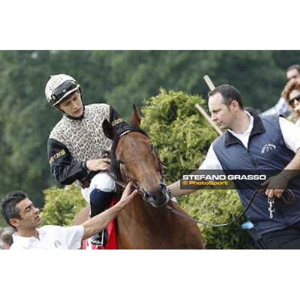 Gregorio Arena on Frankenstein Gran Premio di Milano - Trofeo Snai Milano - San Siro galopp racecourse,10th june 2012 ph.Stefano Grasso