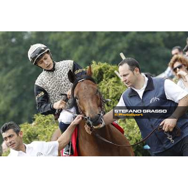 Gregorio Arena on Frankenstein Gran Premio di Milano - Trofeo Snai Milano - San Siro galopp racecourse,10th june 2012 ph.Stefano Grasso