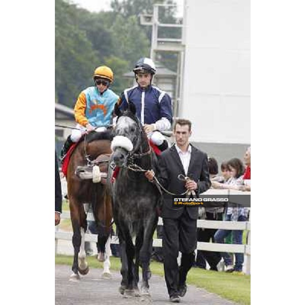 Christophe Patrice Lemaire on Vadamar followed by William Buick on Earl of Tinsdal Gran Premio di Milano - Trofeo Snai Milano - San Siro galopp racecourse,10th june 2012 ph.Stefano Grasso