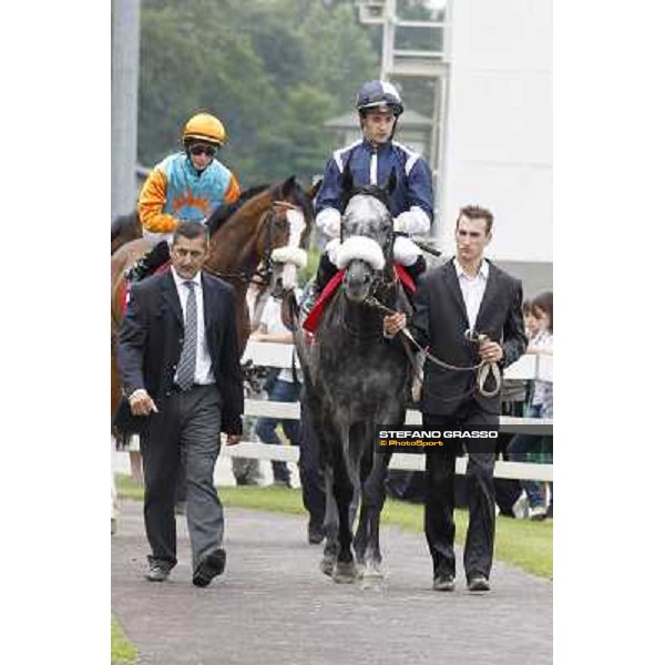 Christophe Patrice Lemaire on Vadamar followed by William Buick on Earl of Tinsdal Gran Premio di Milano - Trofeo Snai Milano - San Siro galopp racecourse,10th june 2012 ph.Stefano Grasso