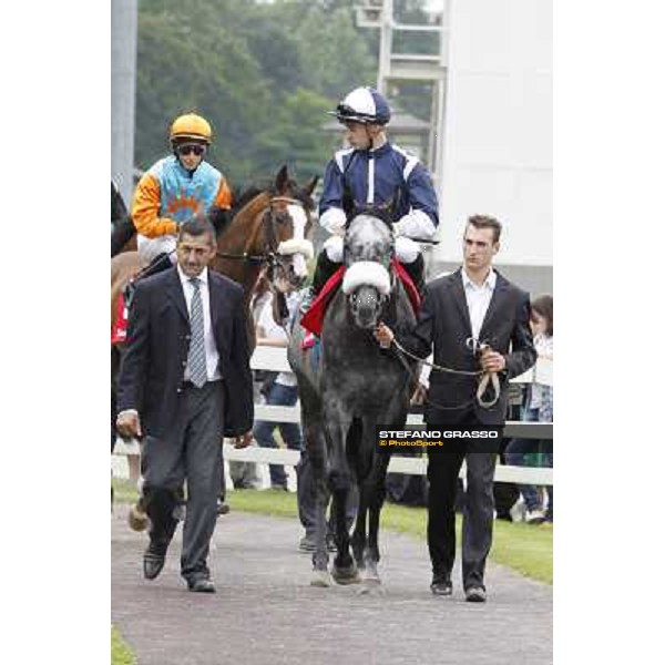 Christophe Patrice Lemaire on Vadamar followed by William Buick on Earl of Tinsdal Gran Premio di Milano - Trofeo Snai Milano - San Siro galopp racecourse,10th june 2012 ph.Stefano Grasso