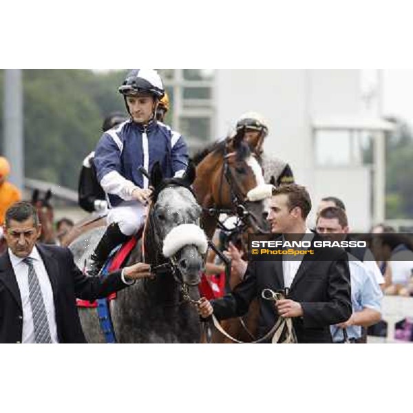 Christophe Patrice Lemaire on Vadamar followed by William Buick on Earl of Tinsdal Gran Premio di Milano - Trofeo Snai Milano - San Siro galopp racecourse,10th june 2012 ph.Stefano Grasso