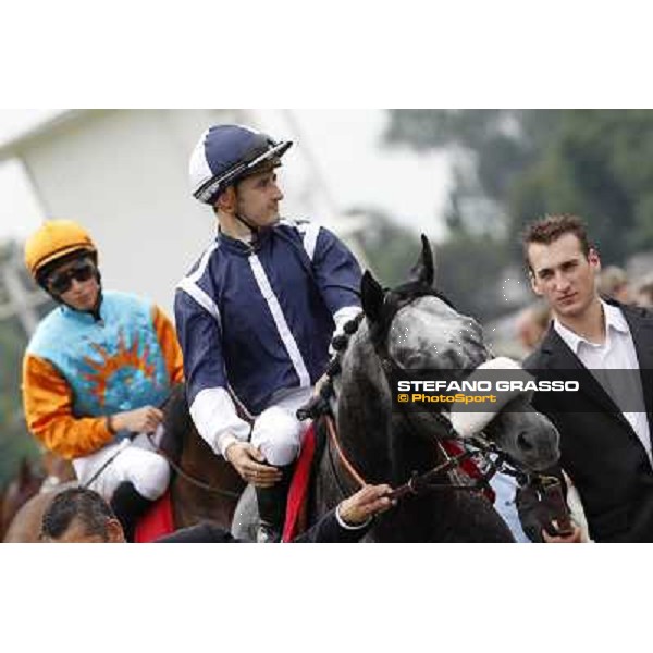 Christophe Patrice Lemaire on Vadamar followed by William Buick on Earl of Tinsdal Gran Premio di Milano - Trofeo Snai Milano - San Siro galopp racecourse,10th june 2012 ph.Stefano Grasso