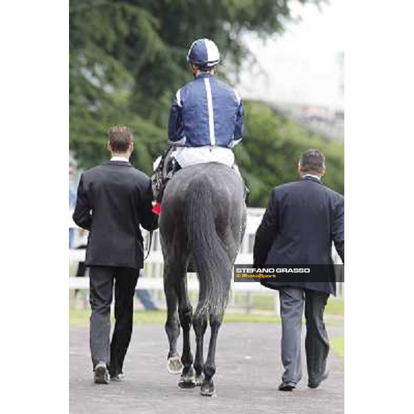 Christophe Patrice Lemaire on Vadamar Gran Premio di Milano - Trofeo Snai Milano - San Siro galopp racecourse,10th june 2012 ph.Stefano Grasso