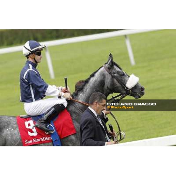 Christophe Patrice Lemaire on Vadamar Gran Premio di Milano - Trofeo Snai Milano - San Siro galopp racecourse,10th june 2012 ph.Stefano Grasso