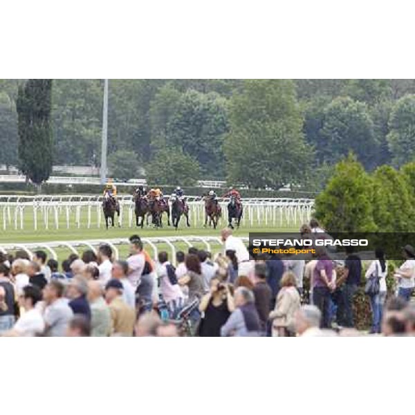 William Buick on Earl of Tinsdal goes to win the race followed by Quiza Quiza Quiza, Vadamar and Joshua Tree Gran Premio di Milano - Trofeo Snai Milano - San Siro galopp racecourse,10th june 2012 ph.Stefano Grasso