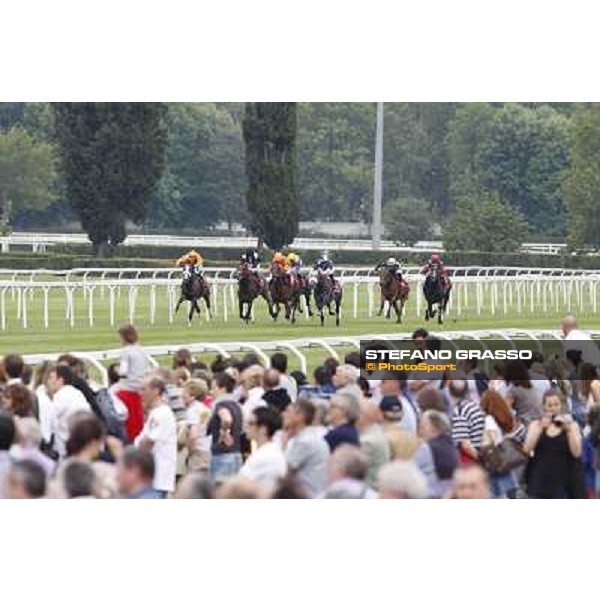 William Buick on Earl of Tinsdal goes to win the race followed by Quiza Quiza Quiza, Vadamar and Joshua Tree Gran Premio di Milano - Trofeo Snai Milano - San Siro galopp racecourse,10th june 2012 ph.Stefano Grasso