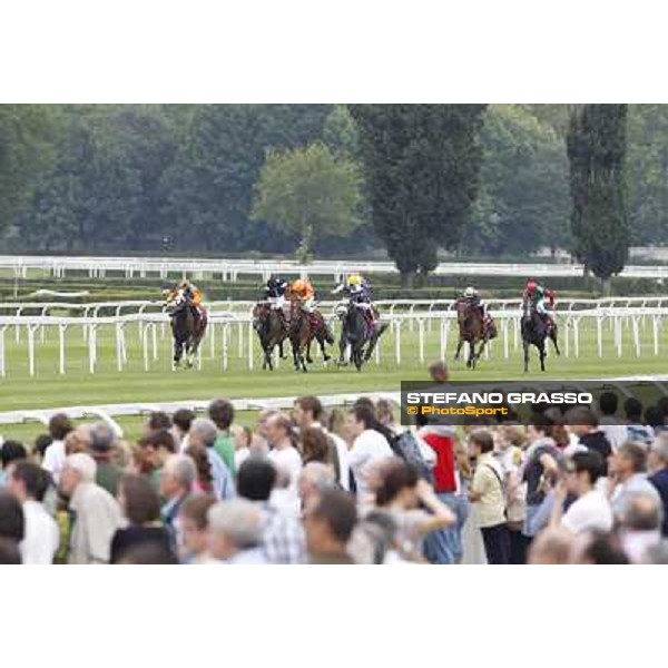 William Buick on Earl of Tinsdal goes to win the race followed by Quiza Quiza Quiza, Vadamar and Joshua Tree Gran Premio di Milano - Trofeo Snai Milano - San Siro galopp racecourse,10th june 2012 ph.Stefano Grasso