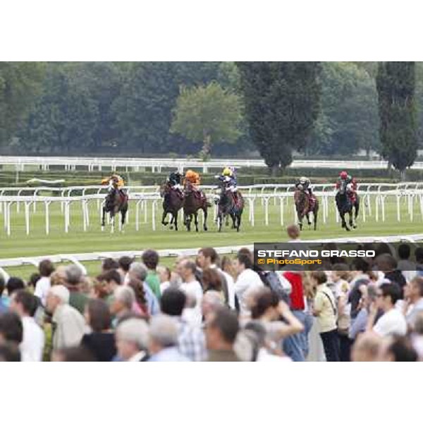 William Buick on Earl of Tinsdal goes to win the race followed by Quiza Quiza Quiza, Vadamar and Joshua Tree Gran Premio di Milano - Trofeo Snai Milano - San Siro galopp racecourse,10th june 2012 ph.Stefano Grasso