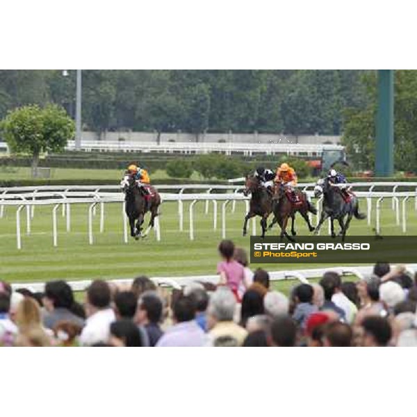 William Buick on Earl of Tinsdal goes to win the race followed by Quiza Quiza Quiza, Vadamar and Joshua Tree Gran Premio di Milano - Trofeo Snai Milano - San Siro galopp racecourse,10th june 2012 ph.Stefano Grasso