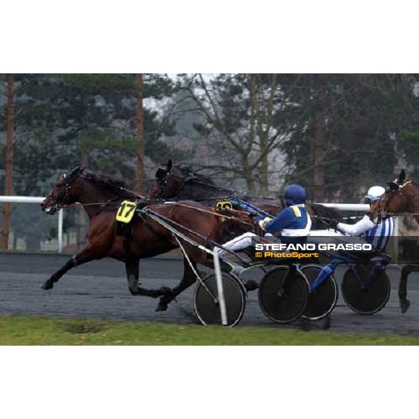 Scarlet Night (17) and Jag de Bellout PAris Vincennes, 30th january 2005 ph. Stefano Grasso