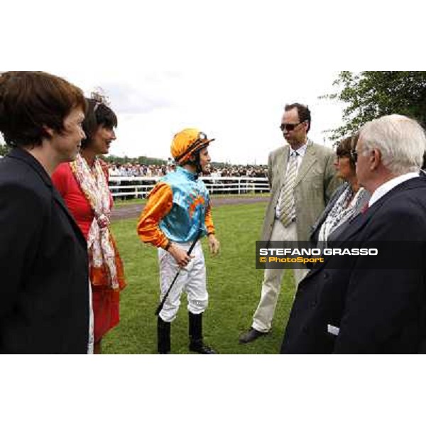 William Buick and Earl of Tinsdal\'s connection Gran Premio di Milano - Trofeo Snai Milano - San Siro galopp racecourse,10th june 2012 ph.Stefano Grasso