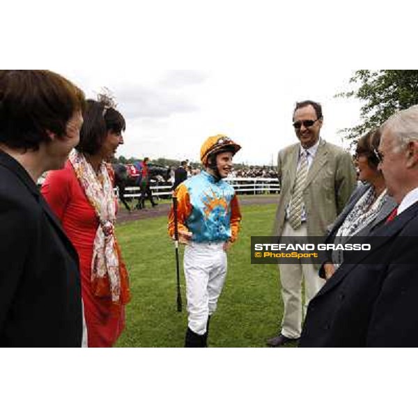 William Buick and Earl of Tinsdal\'s connection Gran Premio di Milano - Trofeo Snai Milano - San Siro galopp racecourse,10th june 2012 ph.Stefano Grasso