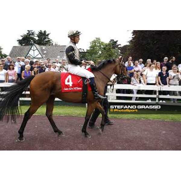 Gregorio Arena with Frankenstein Gran Premio di Milano - Trofeo Snai Milano - San Siro galopp racecourse,10th june 2012 ph.Stefano Grasso