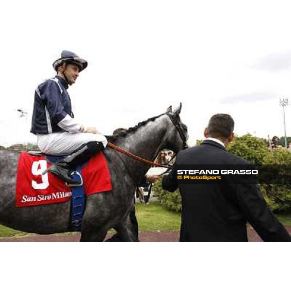 Christophe Patrice Lemaire on Vadamar Gran Premio di Milano - Trofeo Snai Milano - San Siro galopp racecourse,10th june 2012 ph.Stefano Grasso