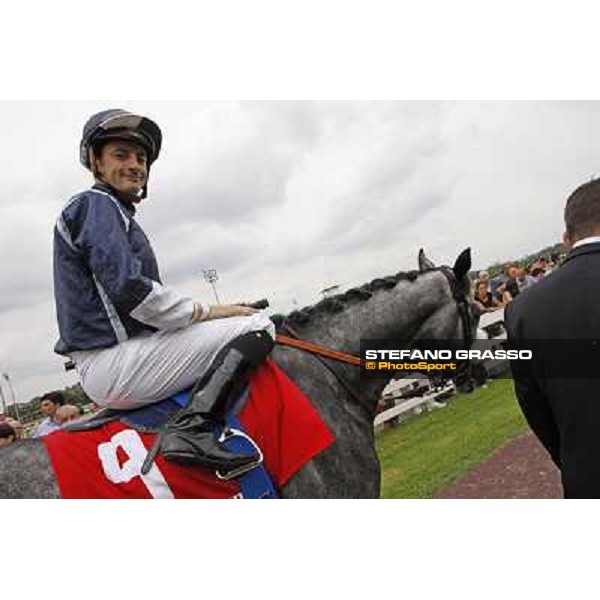 Christophe Patrice Lemaire on Vadamar Gran Premio di Milano - Trofeo Snai Milano - San Siro galopp racecourse,10th june 2012 ph.Stefano Grasso