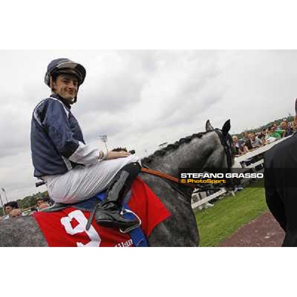 Christophe Patrice Lemaire on Vadamar Gran Premio di Milano - Trofeo Snai Milano - San Siro galopp racecourse,10th june 2012 ph.Stefano Grasso