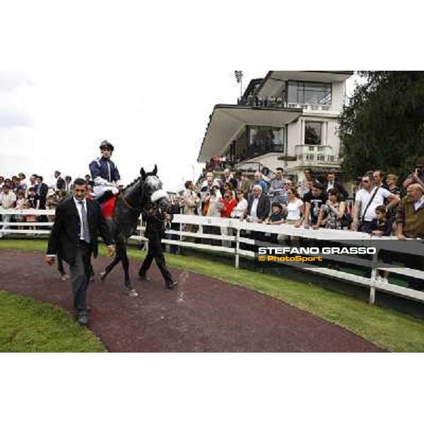 Christophe Patrice Lemaire on Vadamar Gran Premio di Milano - Trofeo Snai Milano - San Siro galopp racecourse,10th june 2012 ph.Stefano Grasso