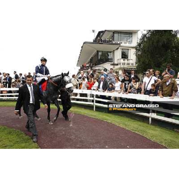 Christophe Patrice Lemaire on Vadamar Gran Premio di Milano - Trofeo Snai Milano - San Siro galopp racecourse,10th june 2012 ph.Stefano Grasso