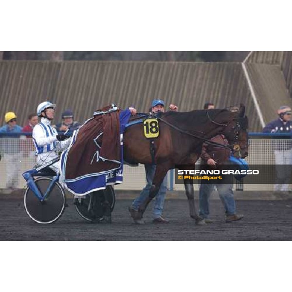 Jag de Bellouet and Christophe Gallier during the parade Paris Vincennes, 30th january 2005 ph. Stefano Grasso