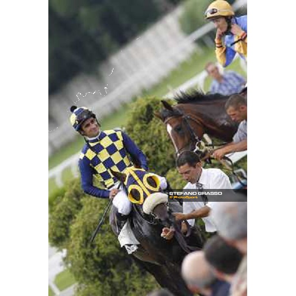 Fabio Branca on Orpello Milano - San Siro galopp racecourse,10th june 2012 ph.Stefano Grasso