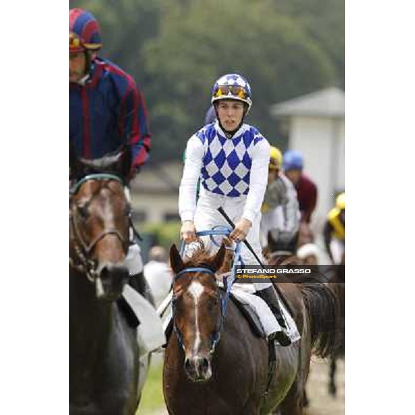 Cristian Demuro on Il Supremo Milano - San Siro galopp racecourse,10th june 2012 ph.Stefano Grasso