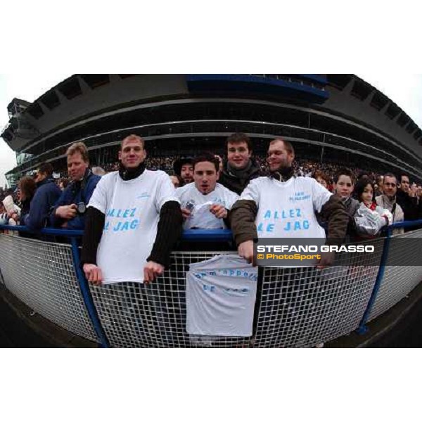 supporters of Jag de Bellouet Paris Vincennes, 30th january 2005 ph. Stefano Grasso