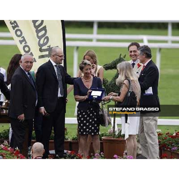 Prize giving ceremony for Franca Vittadini Milano - San Siro galopp racecourse,10th june 2012 ph.Stefano Grasso