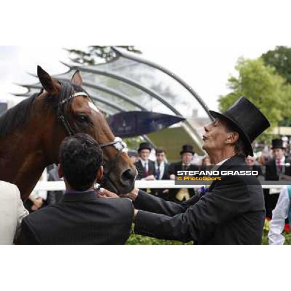 Sir Henry Cecil congratulates with Frankel after winning the Queen Anne Stakes Royal Ascot, First Day, 19th june 2012 ph.Stefano Grasso