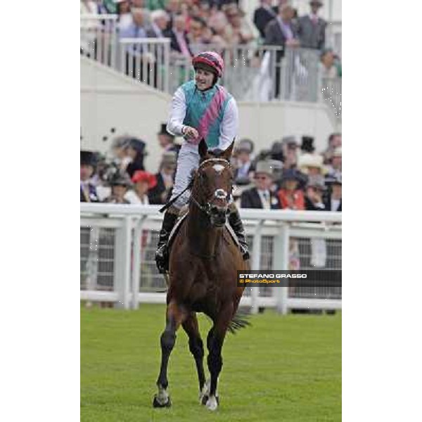 He is the Champion ! Tom Queally and Frankel returns home after winning the Queen Anne Stakes Royal Ascot, First Day, 19th june 2012 ph.Stefano Grasso