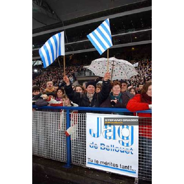 supporters of Jag de Bellouet Paris Vincennes, 30th january 2005 ph. Stefano Grasso