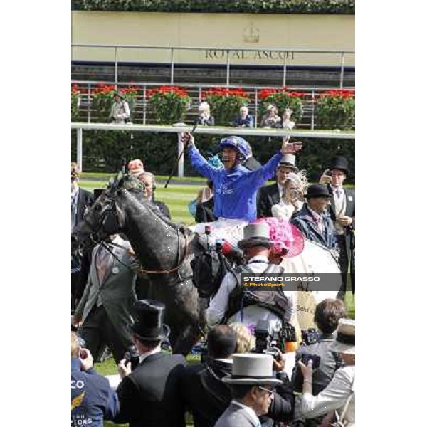 Frankie Dettori on Colour Vision wins the Gold cup Royal Ascot, third day, 21st june 2012 ph.Stefano Grasso