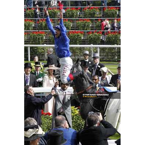 Frankie Dettori on Colour Vision wins the Gold cup Royal Ascot, third day, 21st june 2012 ph.Stefano Grasso