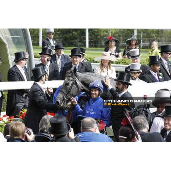 Frankie Dettori on Colour Vision wins the Gold cup Royal Ascot, third day, 21st june 2012 ph.Stefano Grasso