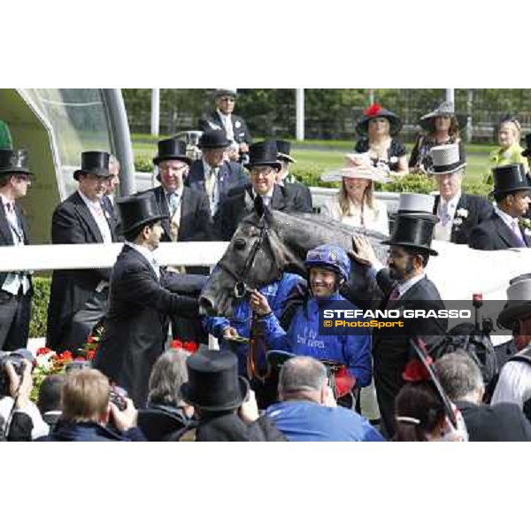 Frankie Dettori on Colour Vision wins the Gold cup Royal Ascot, third day, 21st june 2012 ph.Stefano Grasso