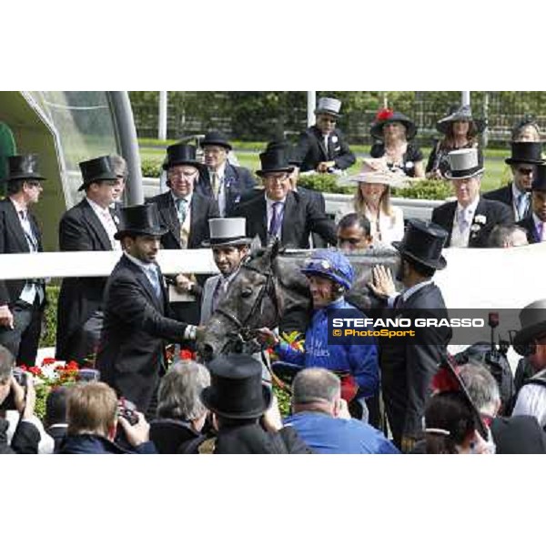 Frankie Dettori on Colour Vision wins the Gold cup Royal Ascot, third day, 21st june 2012 ph.Stefano Grasso