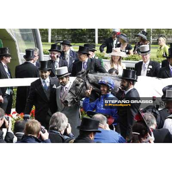 Frankie Dettori on Colour Vision wins the Gold cup Royal Ascot, third day, 21st june 2012 ph.Stefano Grasso