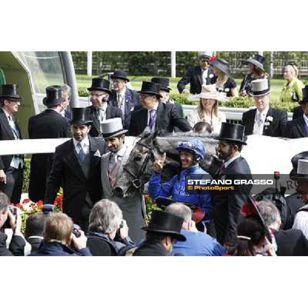 Frankie Dettori on Colour Vision wins the Gold cup Royal Ascot, third day, 21st june 2012 ph.Stefano Grasso