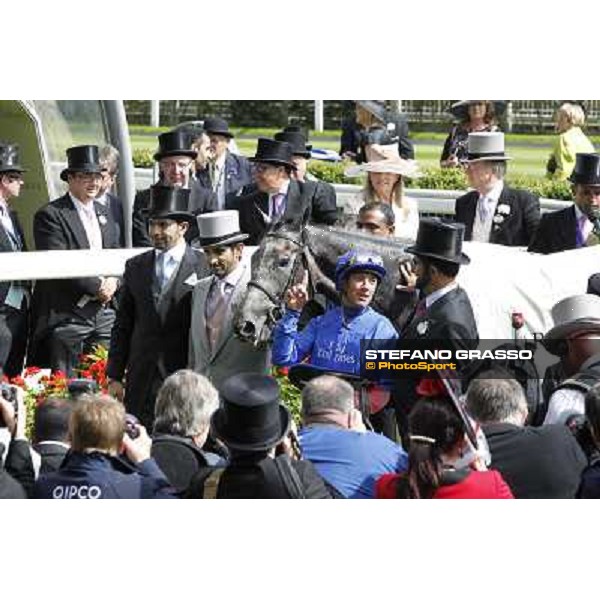 Frankie Dettori on Colour Vision wins the Gold cup Royal Ascot, third day, 21st june 2012 ph.Stefano Grasso