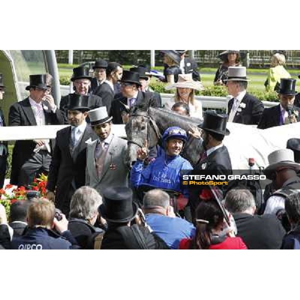 Frankie Dettori on Colour Vision wins the Gold cup Royal Ascot, third day, 21st june 2012 ph.Stefano Grasso