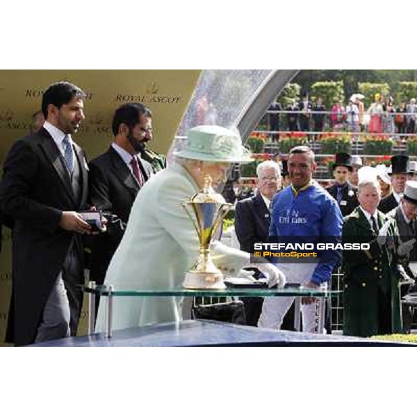 Frankie Dettori on Colour Vision wins the Gold cup Royal Ascot, third day, 21st june 2012 ph.Stefano Grasso