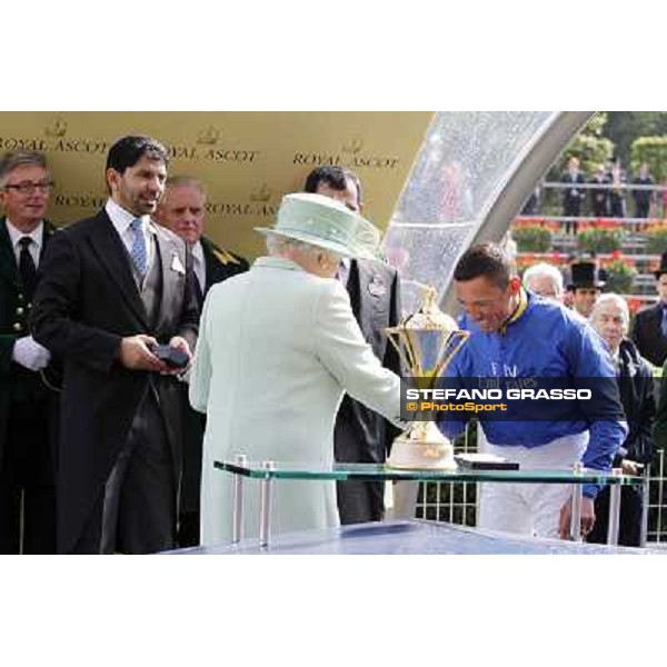 Frankie Dettori on Colour Vision wins the Gold cup Royal Ascot, third day, 21st june 2012 ph.Stefano Grasso