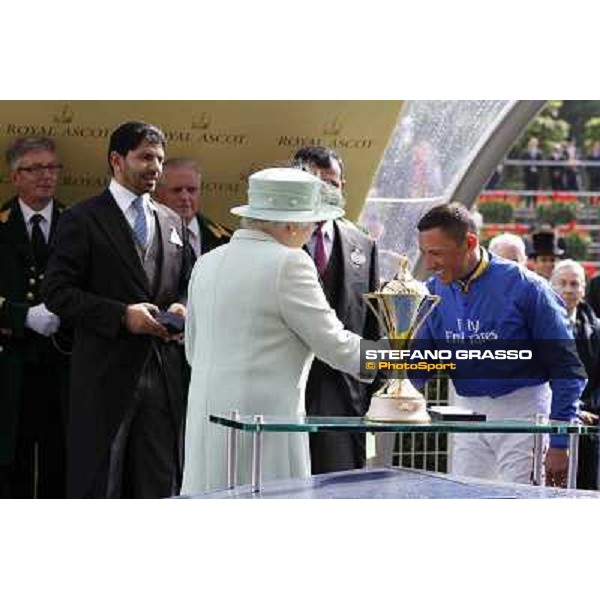 Frankie Dettori on Colour Vision wins the Gold cup Royal Ascot, third day, 21st june 2012 ph.Stefano Grasso