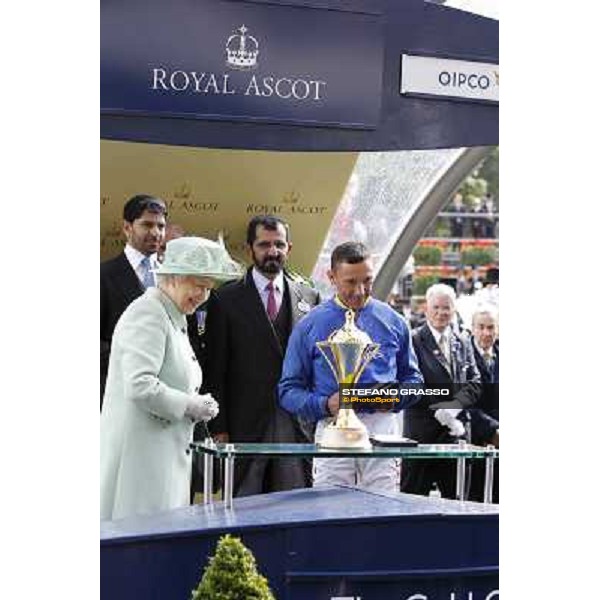 Frankie Dettori on Colour Vision wins the Gold cup Royal Ascot, third day, 21st june 2012 ph.Stefano Grasso