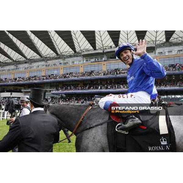 Frankie Dettori on Colour Vision wins the Gold cup Royal Ascot, third day, 21st june 2012 ph.Stefano Grasso